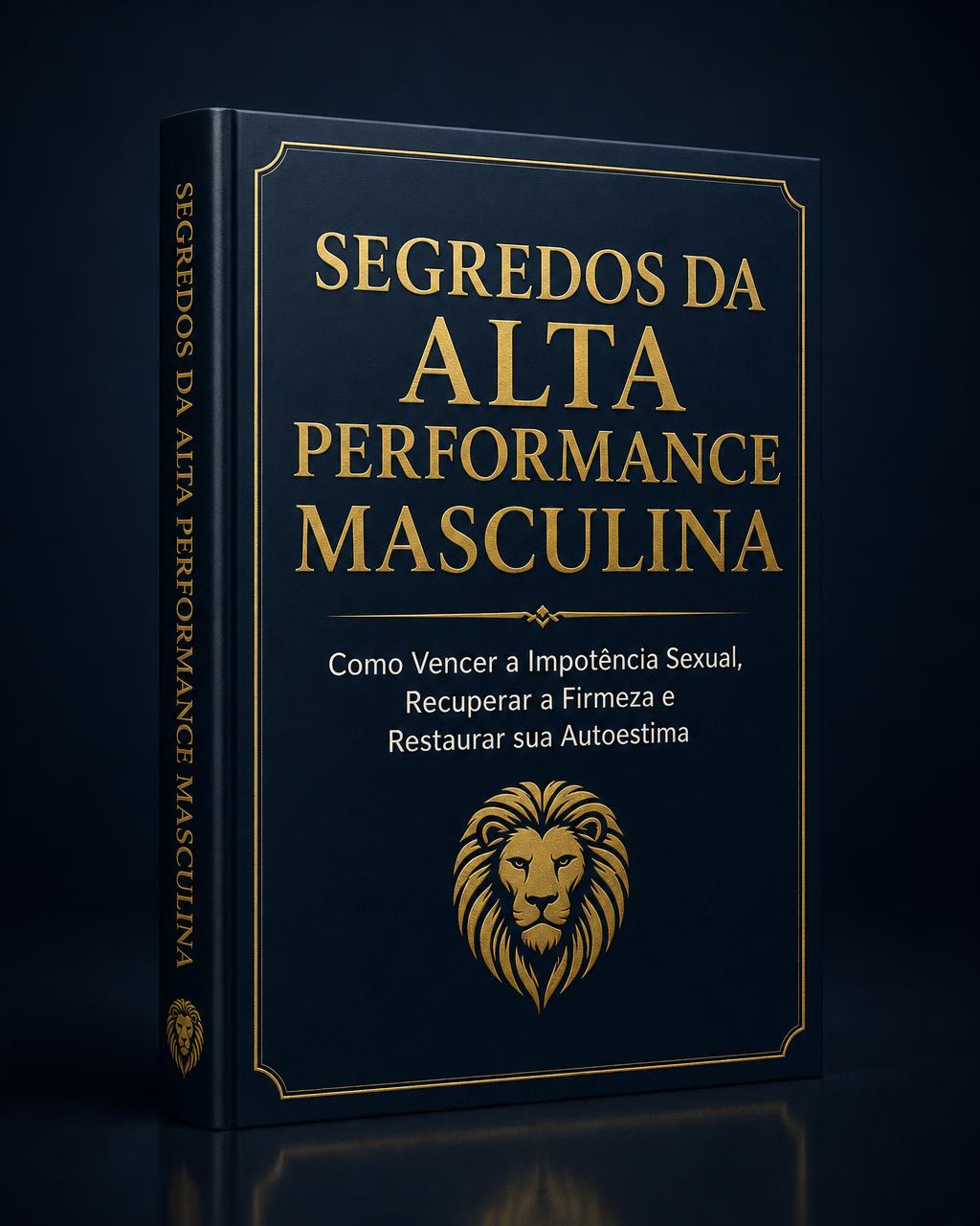Mockup do ebook Segredos da Alta Performance Masculina